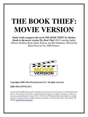 cover image of The Book Thief